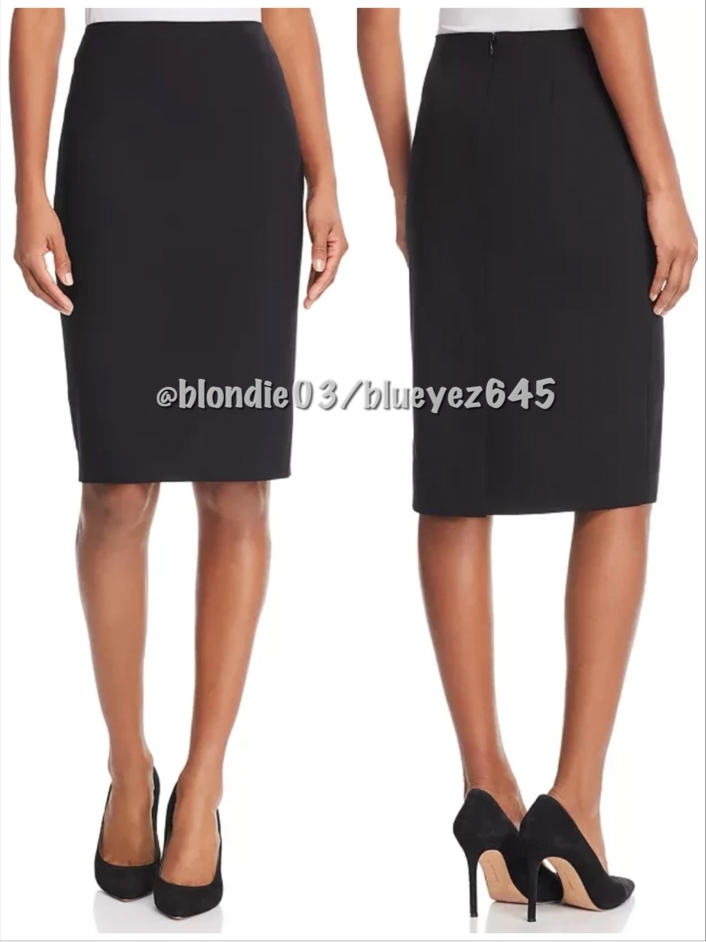 Theory classic black pencil skirt 12